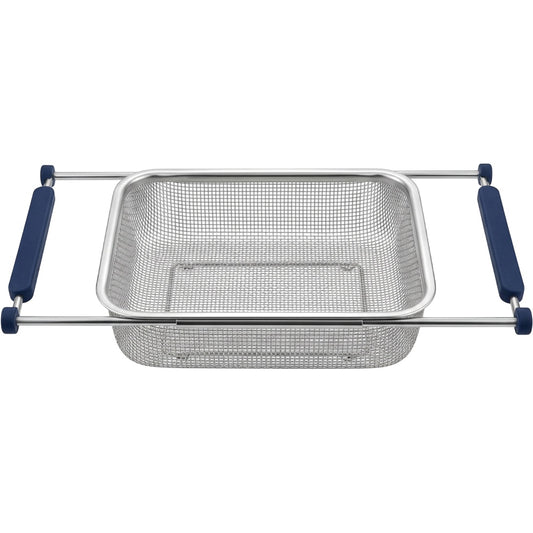 Zbwnd Expandable Over Sink Mesh Draining Basket 39-58 cm Navy Grips - Product view